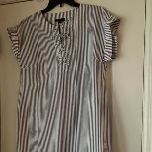 J Crew blue and white dress